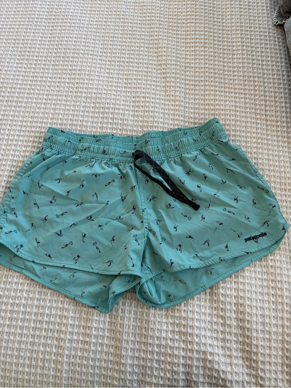 Patagonia Women's Turquoise Printed Athletic Shorts